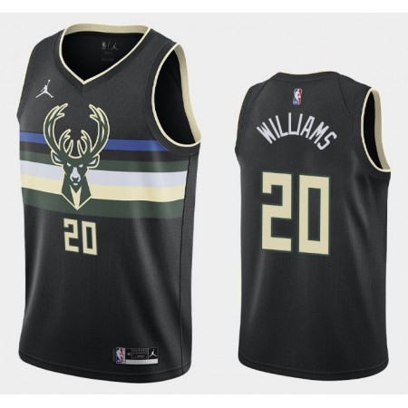 Milwaukee Bucks Marvin Williams 20 Jordan Brand 2020-2021 Statement Edition Miesten Pelipaidat Swingman